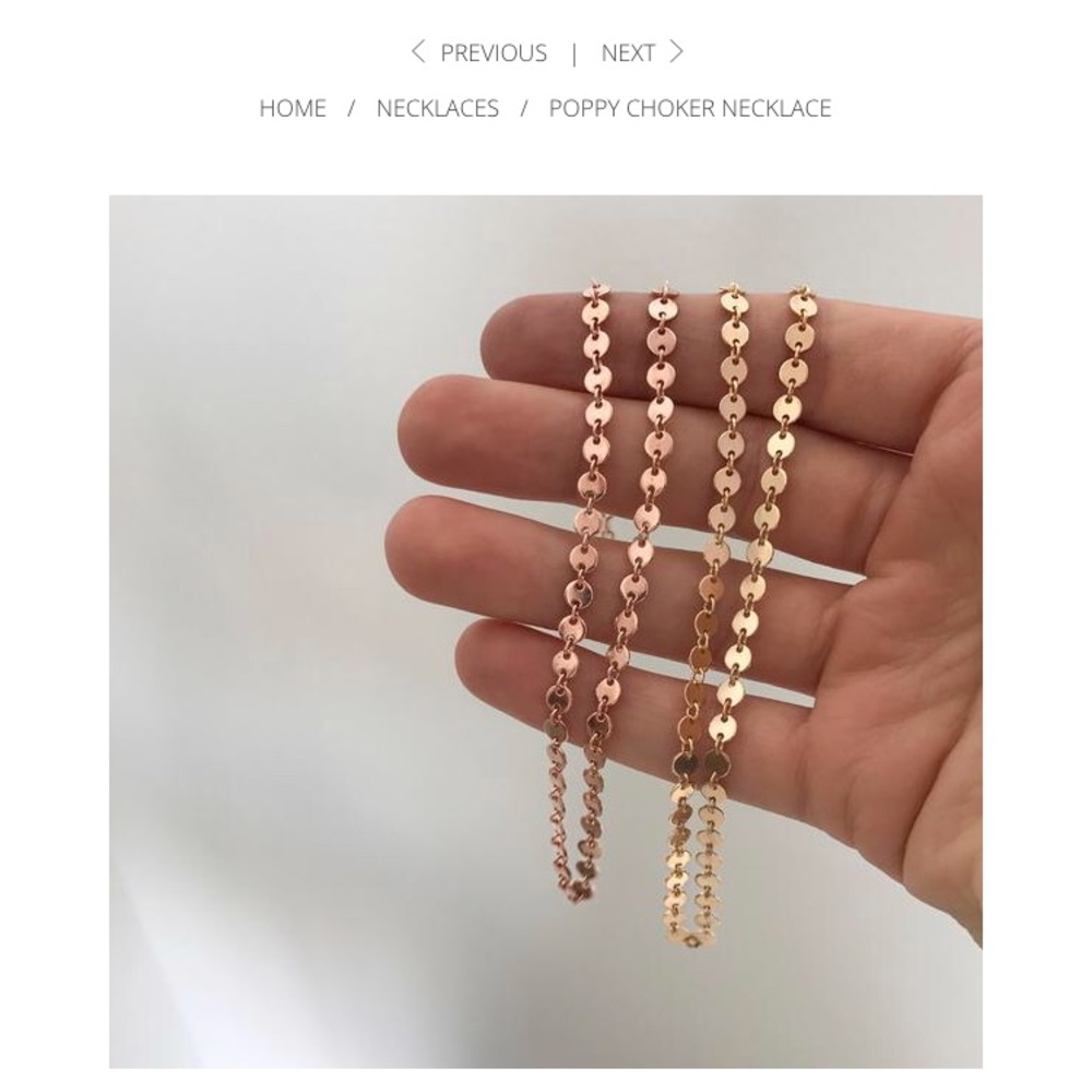 Beautiful poppy chocker from made by Mary!